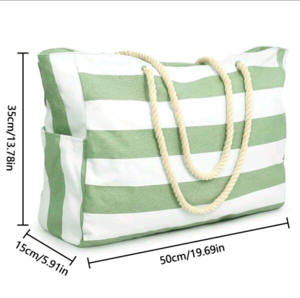 Beach Bag - Large - Stripes - Image 2
