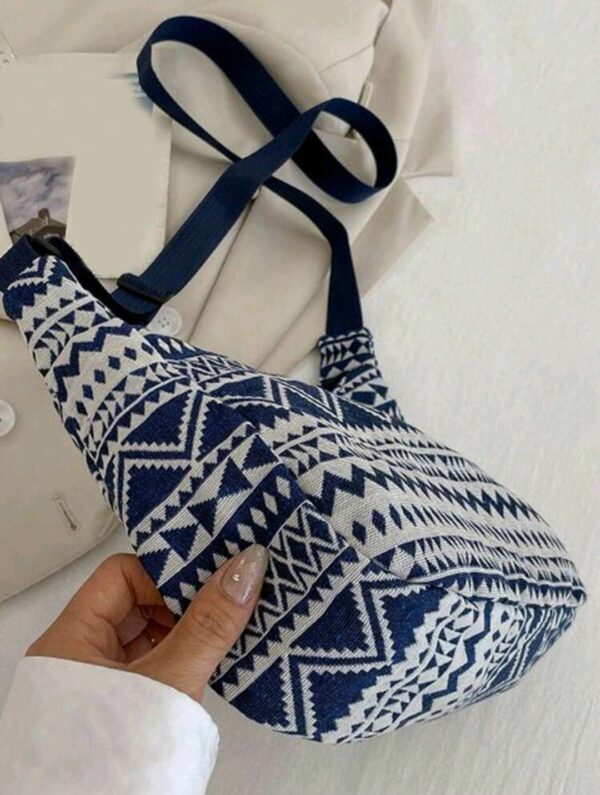 Shoulder / Crossbody Bag - Blue - Image 4